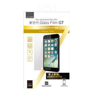 パワーサポート iPhone8 Plus /  7Plus用 ガラスフィルム 平面保護 Glass Film GT 0.3mm PBK-05 返品種別A｜joshin