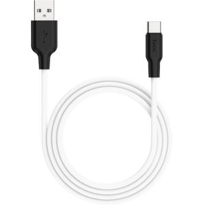 JTT シリコン充電ケーブル Type-C 1.0m hoco. X21P-TC10-WH