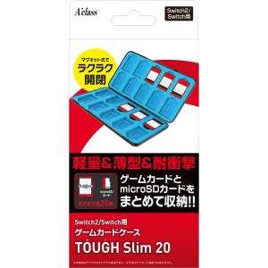 アクラス Switch2/ Switch用 ゲームカードケース TOUGH Slim20 返品種別B