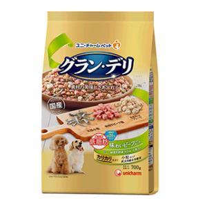 グラン・デリ カリカリ仕立て 成犬 低脂肪味わいビーフ入りセレクト 700g ユニ・チャーム 返品種...