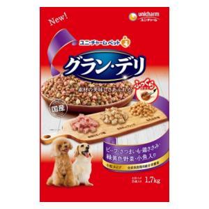 グラン・デリ ふっくら仕立て 全成長段階用 ビーフ・さつまいも・鶏ささみ・緑黄色野菜・小魚・角切りビ...