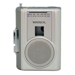 WINTECH ラジオ付テープレコーダー WINTECH PCT-02RM 返品種別A｜joshin