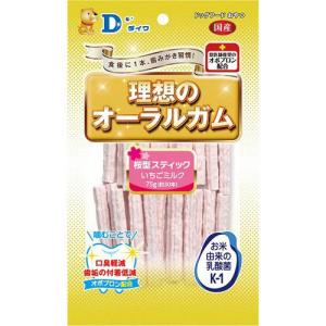 理想のオーラルガム 桜型スティック いちごミルク 75g(約30本入) ダイワ 返品種別B