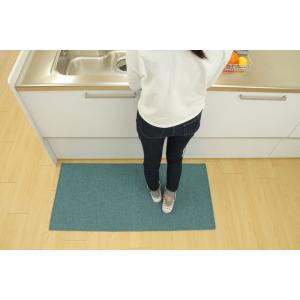 サンベルム PallyPally パリ―パリ― キッチンマット 120cm ターコイズ TU17348