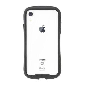 Hamee iPhone XR用 iFace REFLECTION 強化ガラスクリアケース(ブラック) 41-907207 返品種別A｜joshin