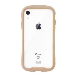 Hamee iPhone XR用 iFace REFLECTION 強化ガラスクリアケース(ベージュ) 41-907245 返品種別A｜joshin