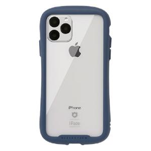 Hamee iPhone 11 Pro用 IFACE REFLECTION 強化ガラス クリアケース(ネイビー) 41-907320 返品種別A｜joshin