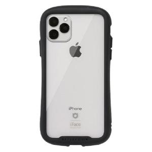 Hamee iPhone 11 Pro Max用 IFACE REFLECTION 強化ガラス クリアケース(ブラック) 41-907405 返品種別A｜joshin