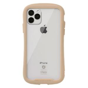 Hamee iPhone 11 Pro Max用 IFACE REFLECTION 強化ガラス クリアケース(ベージュ) 41-907443 返品種別A｜joshin
