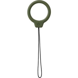 Hamee iFace Reflection シリコンリングストラップ(カーキ) 41-917954...