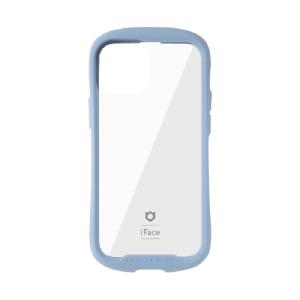 Hamee iPhone 13 mini(5.4インチ)用 ハイブリッドケース IFACE REFLECTION 強化ガラスクリアケース(ペールブルー) 41-933084 返品種別A｜joshin