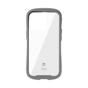 Hamee iPhone 13 Pro(6.1インチ)用 ハイブリッドケース IFACE REFLECTION 強化ガラスクリアケース(グレー) 41-933176 返品種別A｜joshin