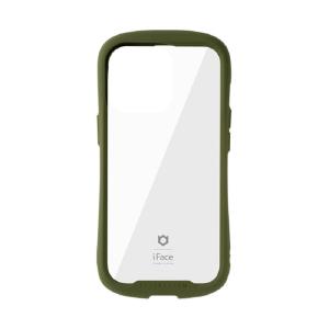 Hamee iPhone 13 Pro(6.1インチ)用 ハイブリッドケース IFACE REFLECTION 強化ガラスクリアケース(カーキ) 41-933213 返品種別A｜joshin