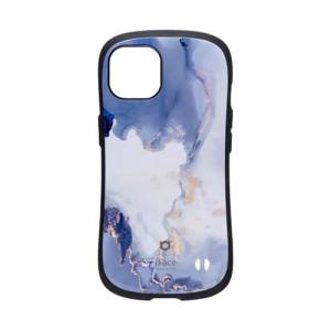 Hamee iPhone 13用 ハイブリッドケース iFace Marble(クラウドブルー) 41-949252 返品種別A｜joshin