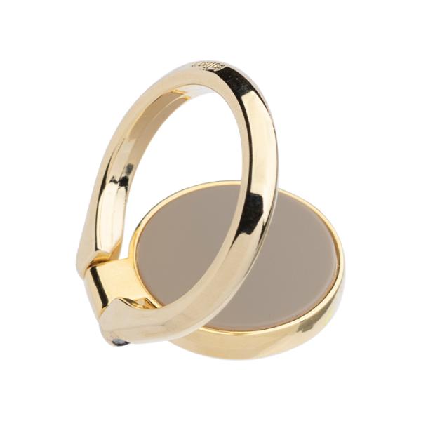 Hamee スマホリング SALISTY マットカラー(グレージュ) 41-954669 返品種別A