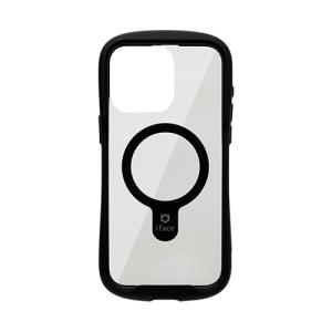 Hamee iPhone15 Pro Max(6.7inch/ 3眼)用 ガラスケース iFace Reflection Magnetic(ブラック) 41-962060 返品種別A｜joshin
