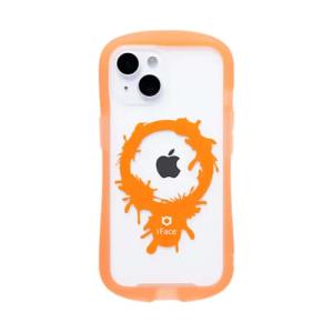 Hamee iPhone15用 ガラスケース IFACE REFLECTION MAGNETIC(クリアオレンジ/ ペイント) 41-967423 返品種別A｜joshin