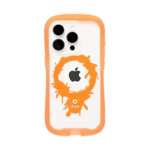Hamee iPhone15 Pro用 ガラスケース IFACE REFLECTION MAGNETIC(クリアオレンジ/ ペイント) 41-967485 返品種別A｜joshin