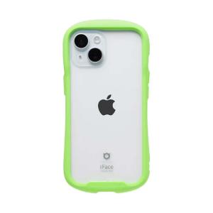 Hamee iPhone 15用 ガラスケース IFACE REFLECTION(ライムグリーン) 41-975084 返品種別A｜joshin