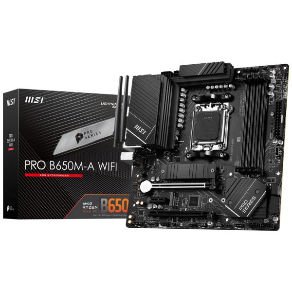 MSI MSI PRO B650M-A WIFI /  microATX対応マザーボード PRO B...