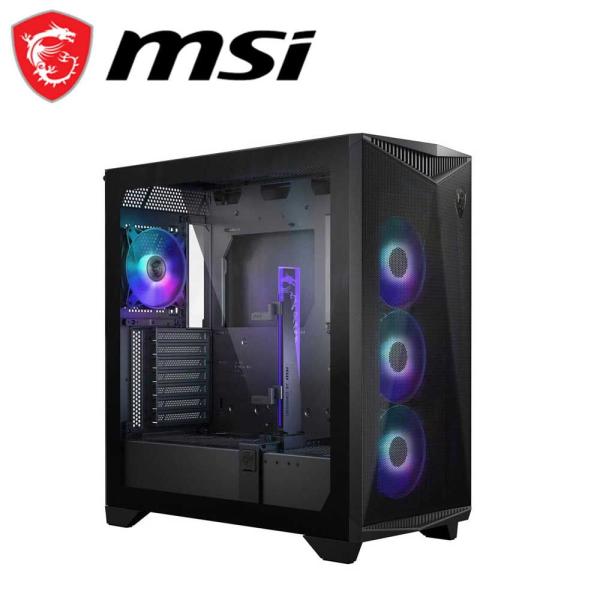 MSI｜エムエスアイ ミドルタワー型PCケース(ブラック) GUNGNIR 300R AIRFLOW...