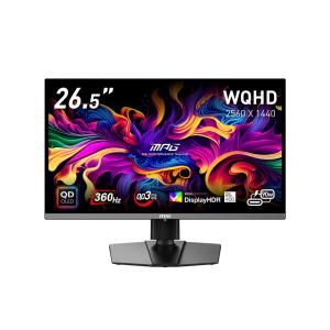 MSI 26.5型 ゲーミング液晶ディスプレイ(360Hz/0.03ms(GTG)/QD-OLED/ハーフグレア/WQHD(2560×1440)/HDMI 2.1/DisplayPort) MPG-271QRX-QD-OLED 返品種別A