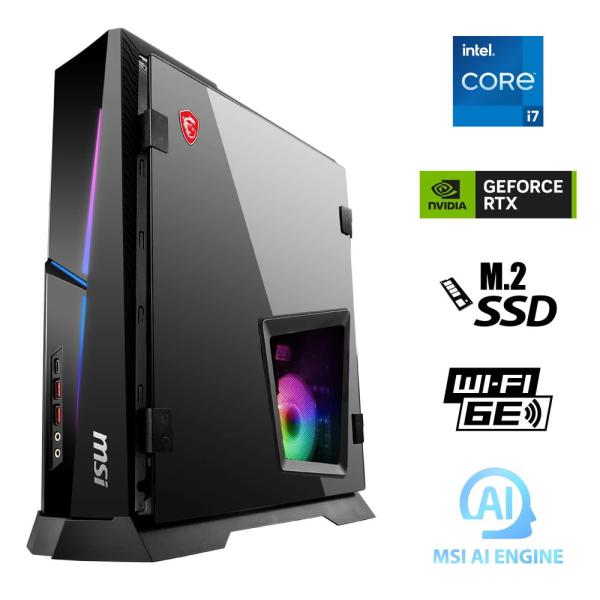 MSI ゲーミング デスクトップパソコン(Core i7-14700F/16GB/1TB SSD/N...