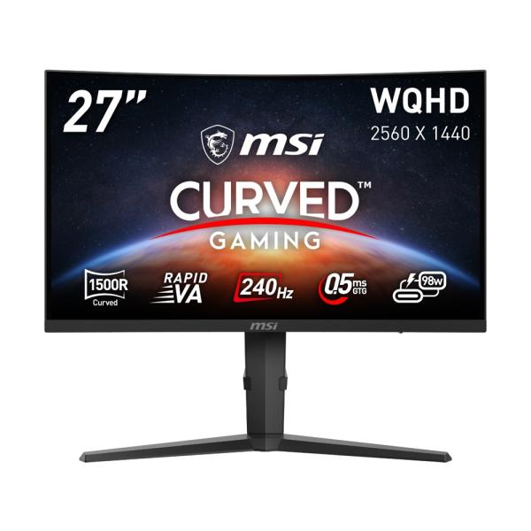 MSI ゲーミング液晶ディスプレイ(27型/曲面型/RAPID VA/WQHD 2560×1440/...