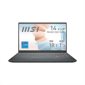 MSI Modern 14 B1114型ビジネスノートパソコン Modern-14-B11MOU-1208JP