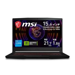 MSI 15.6型 ゲーミングノートパソコン Thin GF63 12V(Core i5/  メモリ...