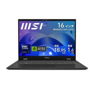 MSI 16型 ノートパソコン Prestige 16 AI Studio B1V (Core Ultra 7/メモリ 32GB/1TB SSD/GeForce RTX 4060)Prestige-16-AI-Studio-B1VFG-8003JP 返品種別A｜Joshin web