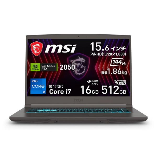 MSI｜エムエスアイ ゲーミングTHIN-15-B13UCX(15.6型/Windows 11 Ho...