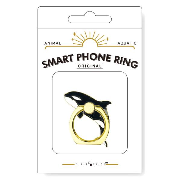 FIELD POINT アクアチック スマートフォンリング(シャチ) Z0622/ SR 返品種別A