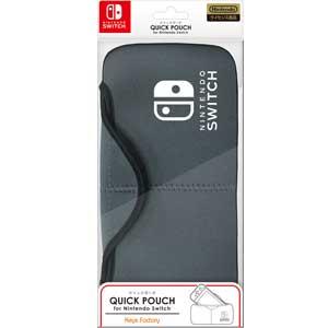 キーズファクトリー (Switch)QUICK POUCH for Nintendo Switch グレー 返品種別B｜joshin