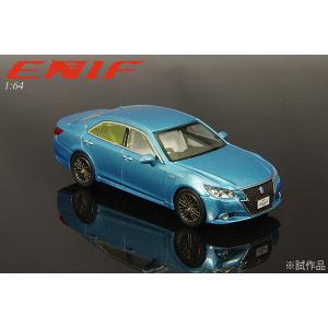 ENIF 1/ 64 トヨタ クラウン アスリート S 2015 空色(ENIF60005)ミニカー 返品種別B｜joshin