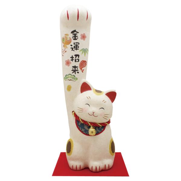 京都 リュウコドウ ちぎり和紙 遠くの福も招き猫金運招来(大) 006-0742 返品種別A
