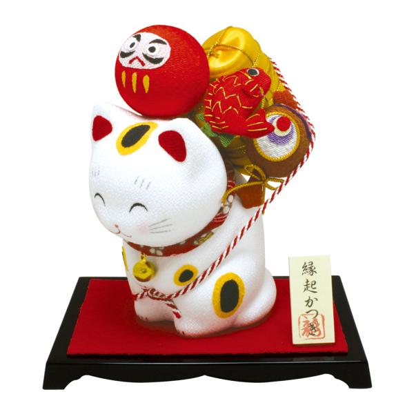 京都 リュウコドウ 縁起かつぎ招き猫(縁起づくし) 040-0551 返品種別A