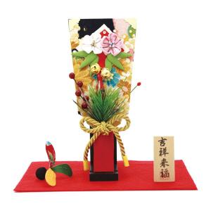 リュウコドウ 京都 ぽてりひな2人(麻の葉)桜几帳付 001-0888 返品種別A