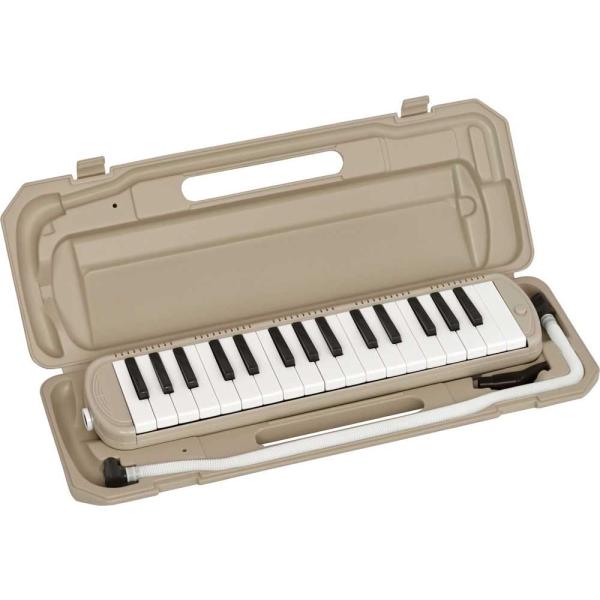 KC 鍵盤ハーモニカ メロディピアノ(サンドベージュ)(お名前/ ドレミファソラシール付き) Kyo...