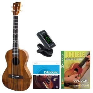 S.Yairi テナーウクレレ クリップチューナー+DVD+弦セット Ukulele Series YU-T-01K DVD セツト