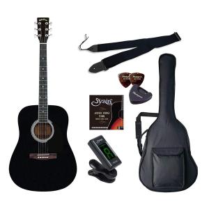 ブラック アコースティックギター アコースティックギター ブラック アコギ MU007 : KAGZ - 通販 - Yahoo