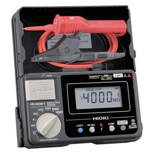 日置電機 HIOKI IR4051-11 5レンジ絶縁抵抗計 スイッチ付リード付属 50
