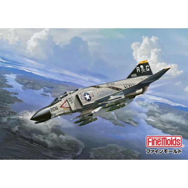 ファインモールド 1/ 72 アメリカ海軍 F-4B 戦闘機 VF-84 ジョリーロジャース(FF0...