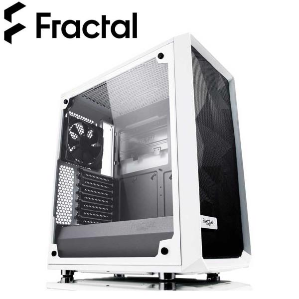 Fractal Design ミドルタワー型PCケース(強化ガラス クリア)Meshify C Wh...