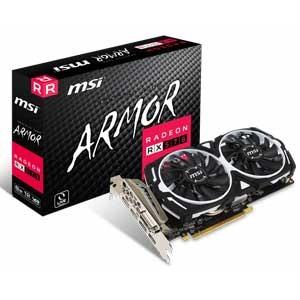 MSI PCI Express 3.0×16対応 グラフィックスボードMSI Radeon RX 570 ARMOR 8G Radeon RX 570 ARMOR 8G 返品種別B