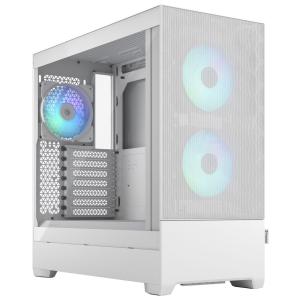 Fractal Design(フラクタルデザイン) ミドルタワー型PCケース Pop Air RGB White TG Clear Tint FD-C-POR1A-01 返品種別B｜joshin