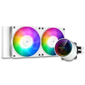 Deepcool 水冷一体型CPUクーラー CASTLE EX A-RGBシリーズ GS-H12WCSL240EXAR-WH