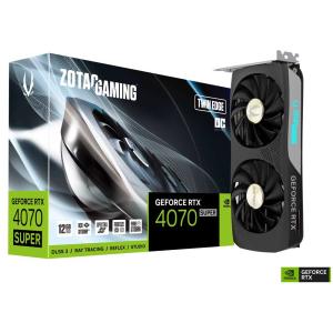 ZOTAC(ゾタック) ZOTAC GAMING GeForce RTX 4070 SUPER Twin Edge OC 12GB GDDR6X ZT-D40720H-10M 返品種別B