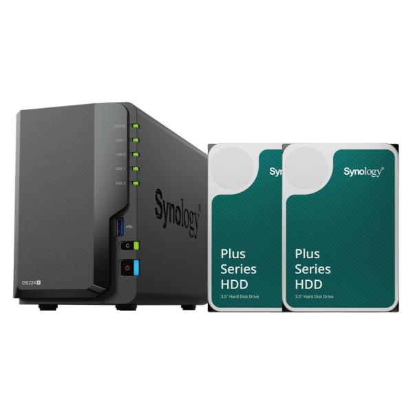 Synology(シノロジー) DiskStation DS224+ +HAT3310-12TB 2...