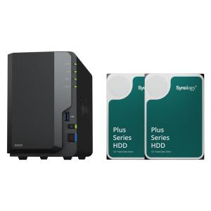 Synology(シノロジー) DiskStation DS223 +HAT3310-16TB 2個セット DS223+HAT3310-16TB2 返品種別B｜joshin